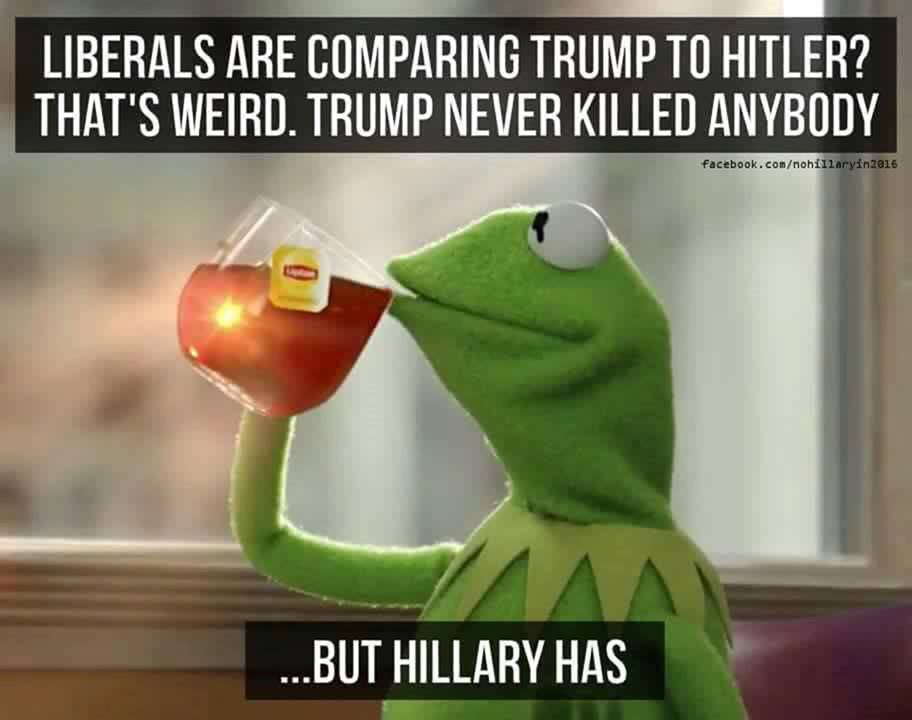 Hillary Trump Hitler