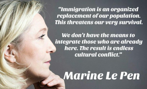 Immigration Marine Le Pen
