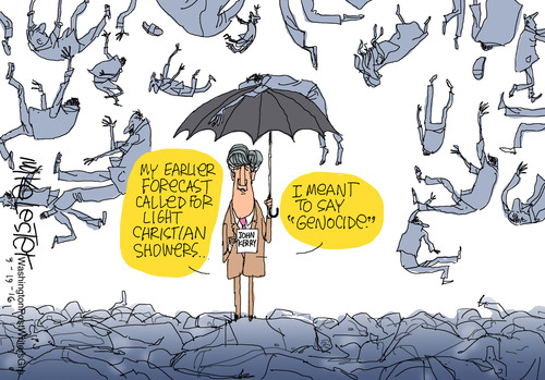 Obama admin Kerry on Christian genocide