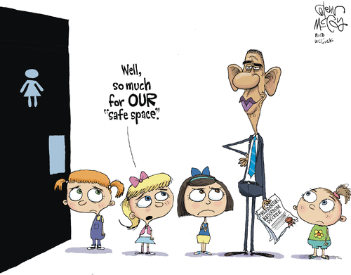 Obama bathroom safe space
