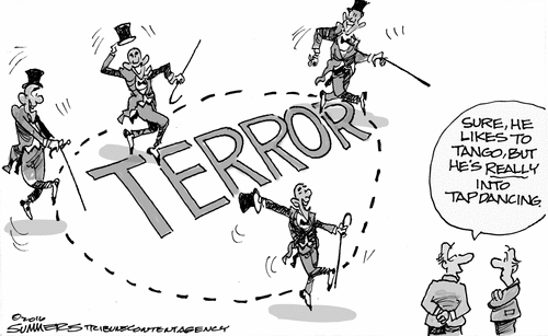 Obama tapdancing around terrorism