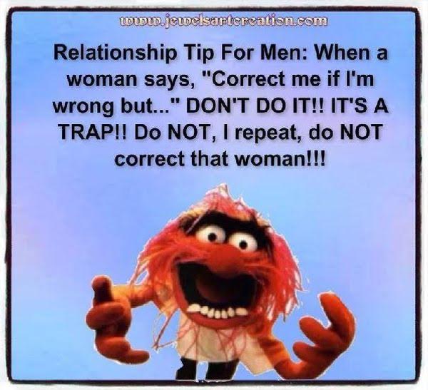 Silly stuff men don't correct women
