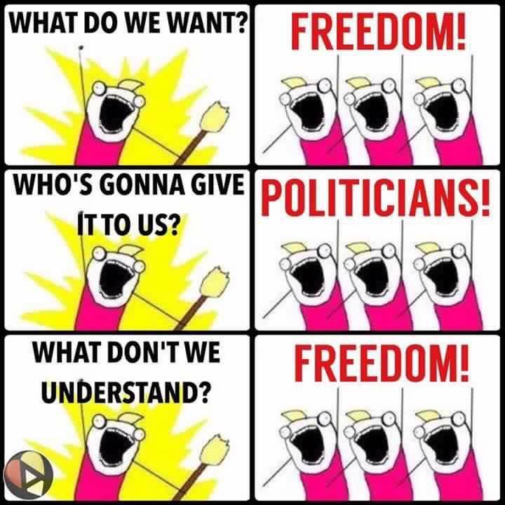 Stupid leftists freedom