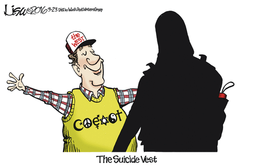 Stupid liberals suicide vest