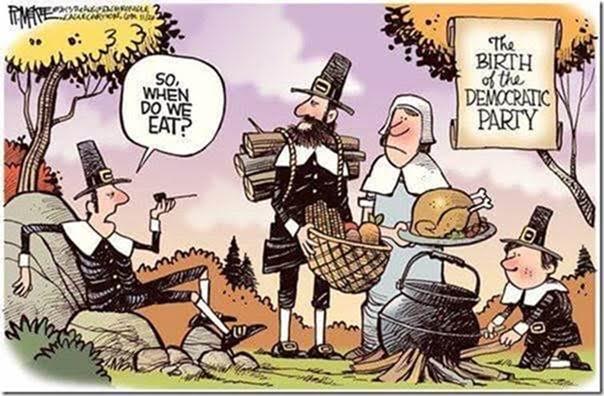 Stupid liberals the parasite at Thanksgiving