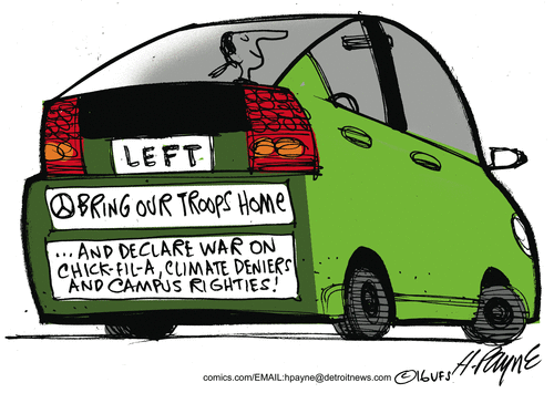 Stupid liberals walk away from war fight at home
