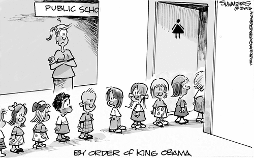 Transgender bathrooms bad little boy