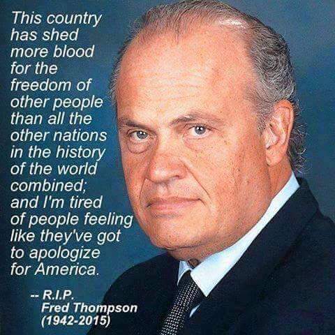 Wisdom No apologies for America