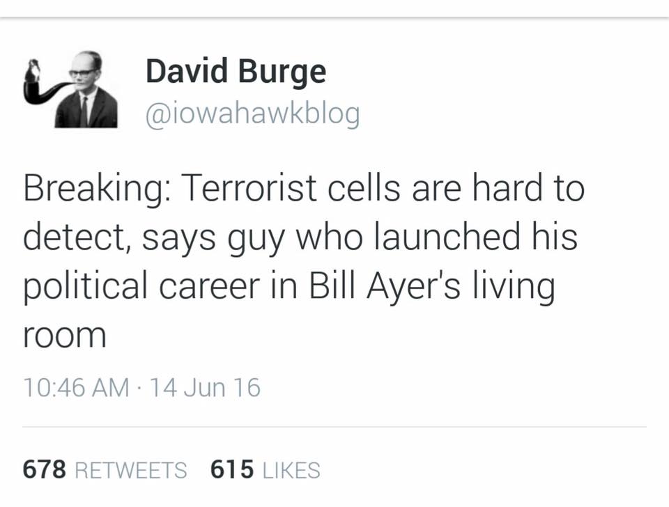 Obama terrorism Bill Ayers