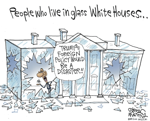 Obama trashes Trumps foreign policy