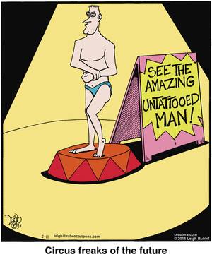 Silly circus freak of future