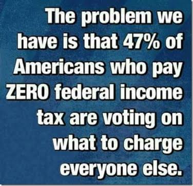 Elections people who pay no taxes vote