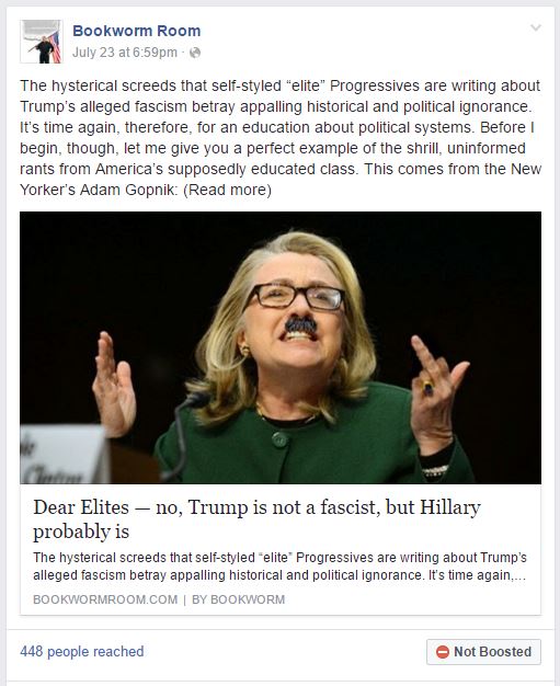 Facebook refused to help sell my post