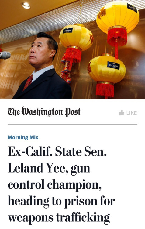 Guns Leland Yee anti-gun weapons trafficking