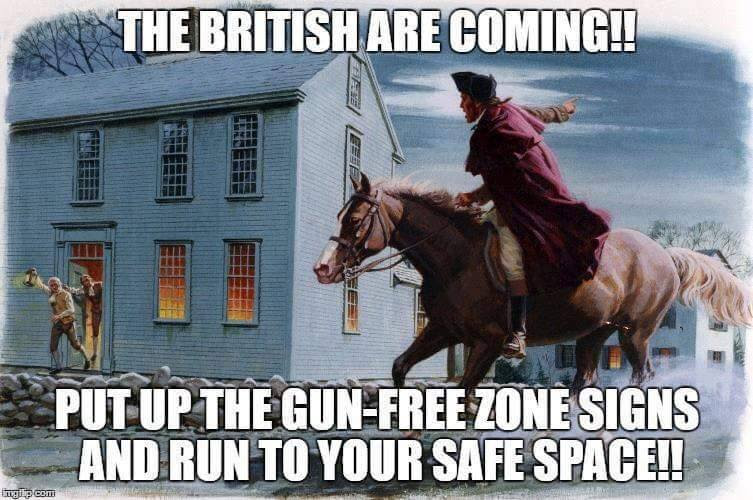Guns safe space Paul Revere