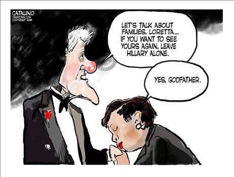 Hillary Bill Clinton and Lynch on the tarmac