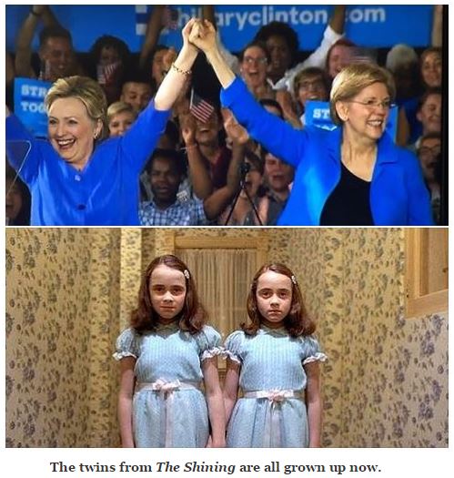 Hillary Elizabeth Warren Twins Shining
