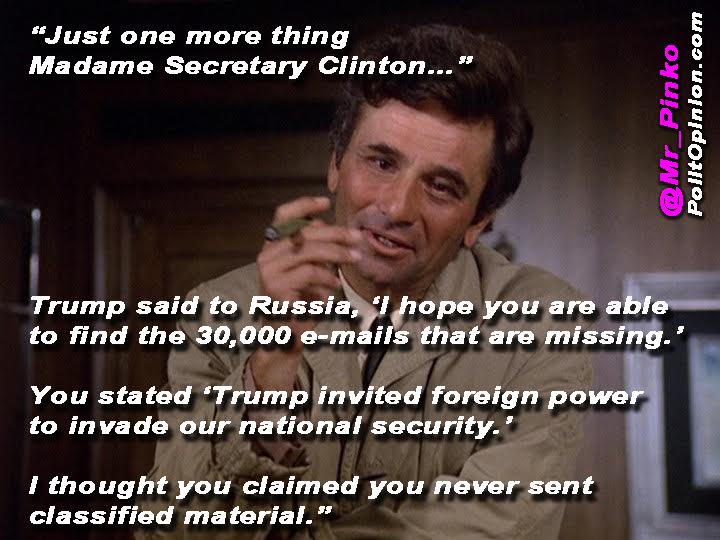 Hillary admits she violated national security