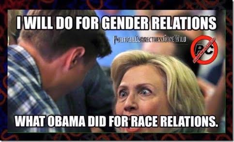 Hillary and gender relations