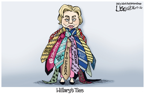 Hillary ties corruption
