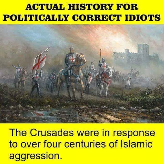 Islam Crusades were a response not a trigger