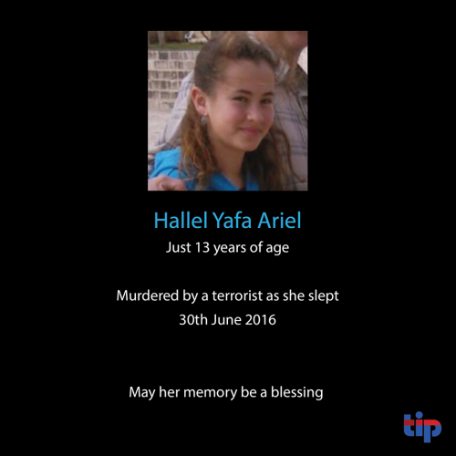 Israel Hallel Yaffa Ariel murdered by Palestinian