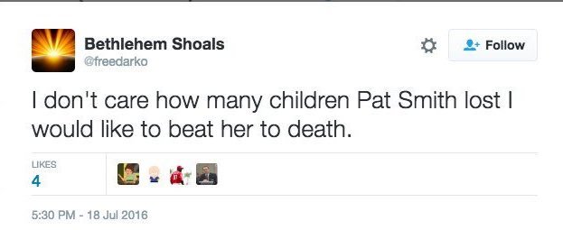 Leftist on Pat Smith