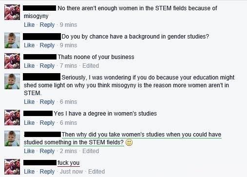 Stupid leftists women in STEM