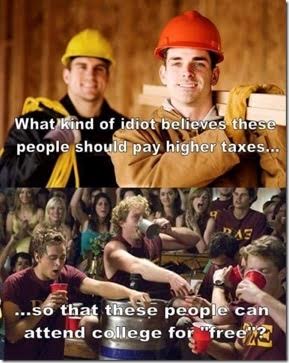 Stupid leftists workers support partiers