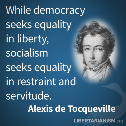 Wisdom Tocqueville on democracy and socialism