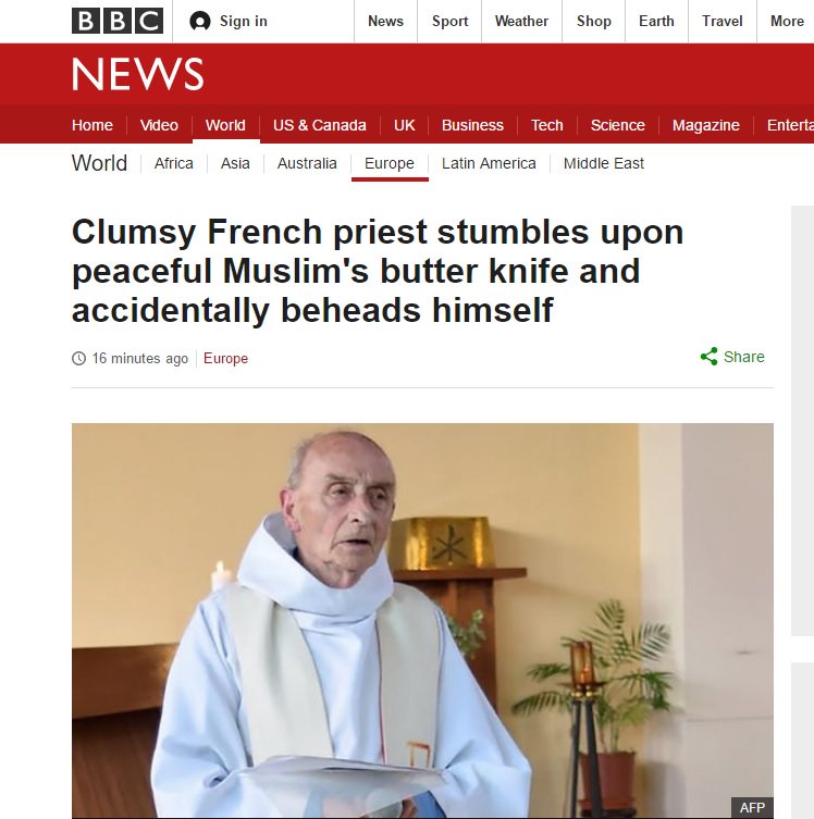 Clumsy priest