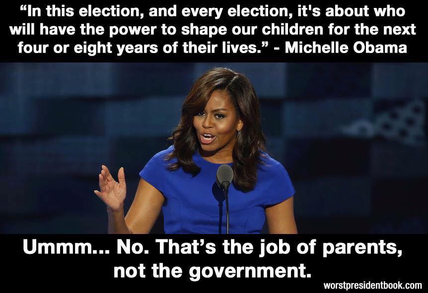 Government Michelle Obama wants your children
