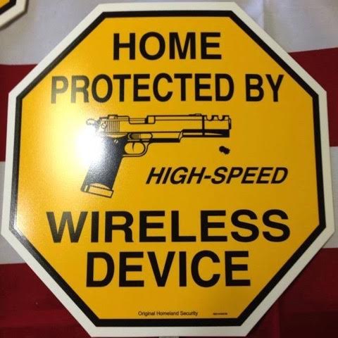 Gun home protected by high speed wireless device