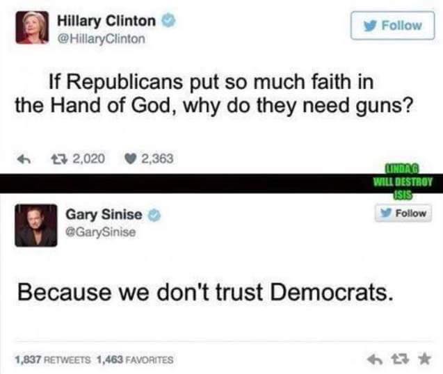 Gun scary Democrats