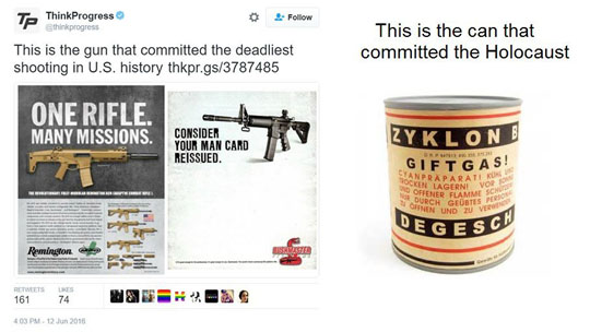Gun that started shooting Holocaust gas