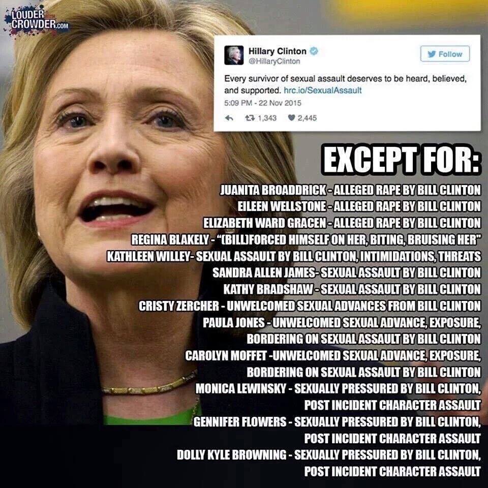 Hillary mean to women
