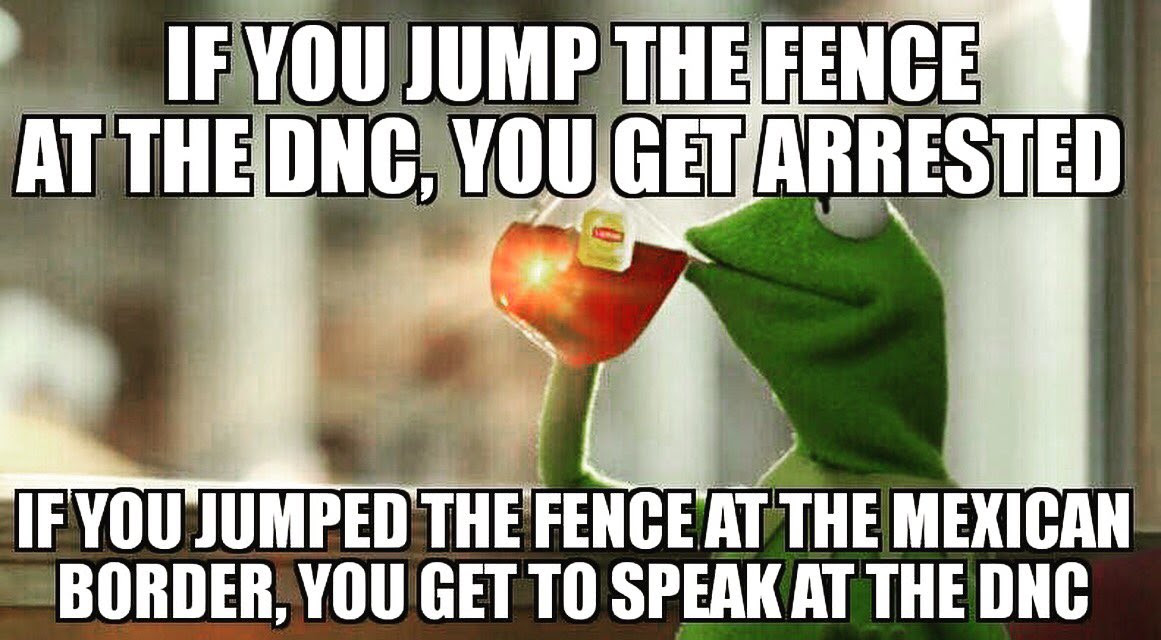 Immigration different fences