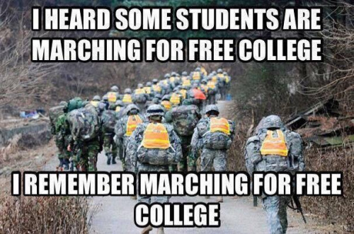 Military free college