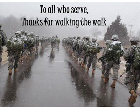 Military thank you