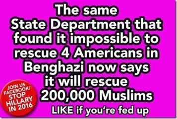 Muslims Admin couldn't save Benghazi but will save Syrians