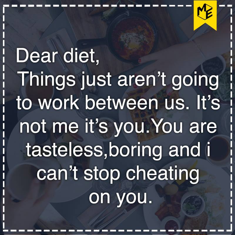 Silly stuff cheating on diet