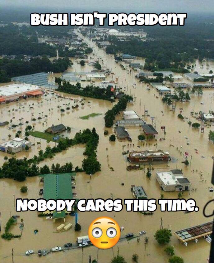 Stupid liberals Louisiana flood