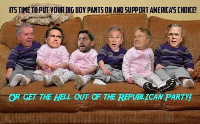 Trump GOP needs to start supporting him