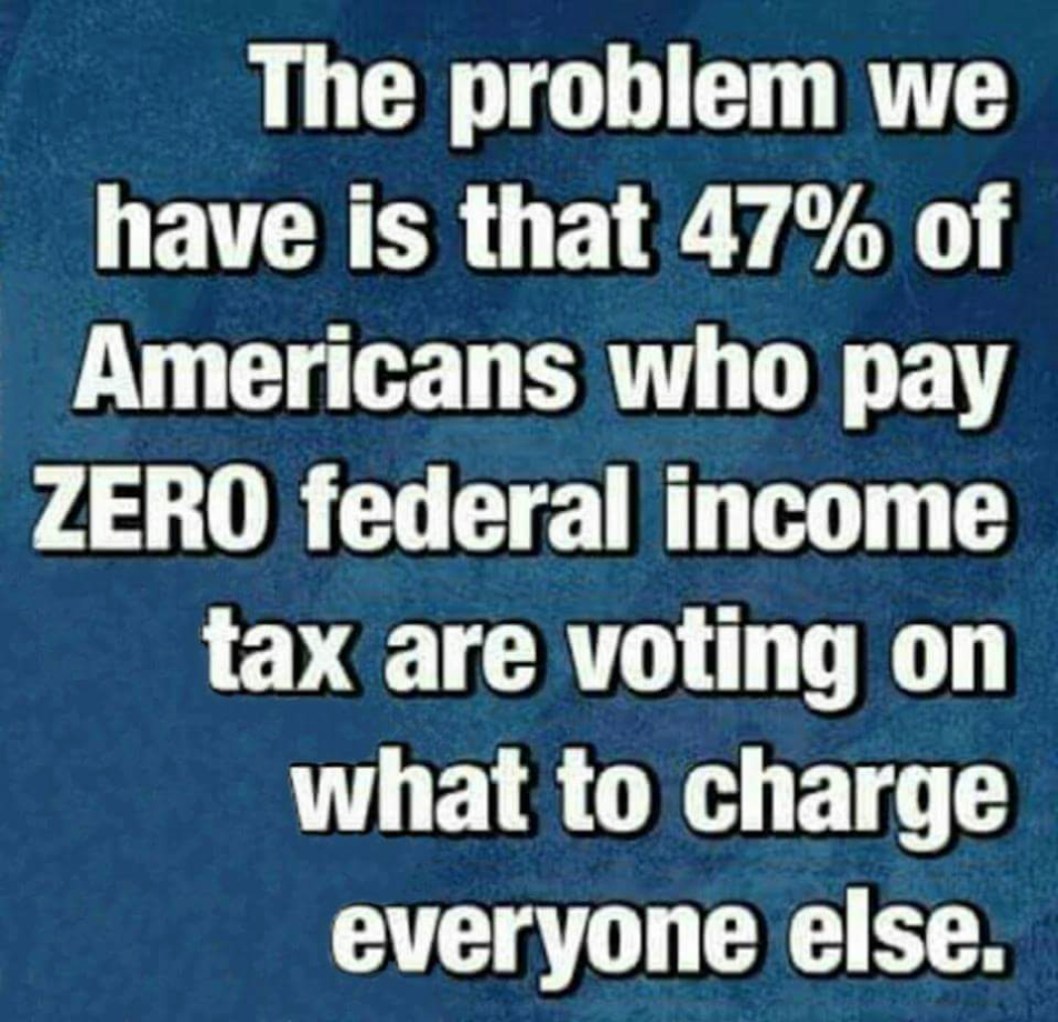 Government people who pay no tax charging others