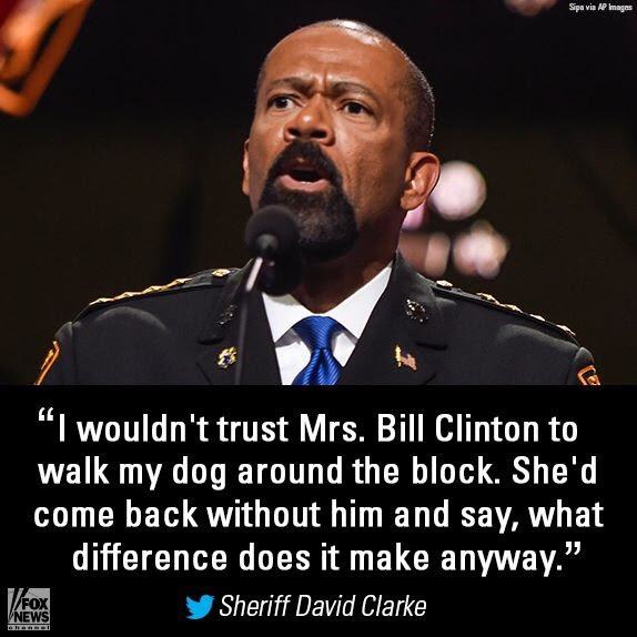 Hillary David Clarke wouldn't trust her with dog