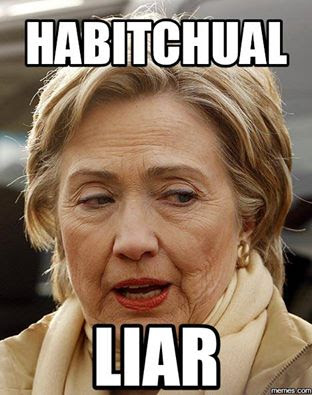 Hillary Ha-bitch-ual liar