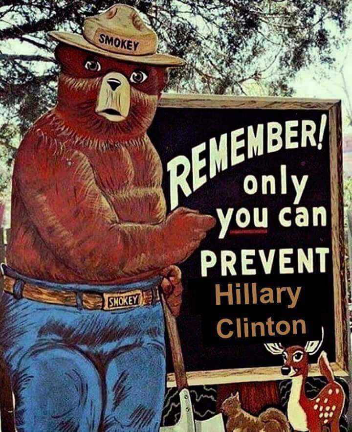 Hillary Smokey only you can prevent