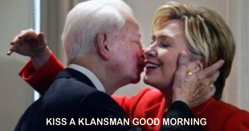 Hillary and Robert Byrd