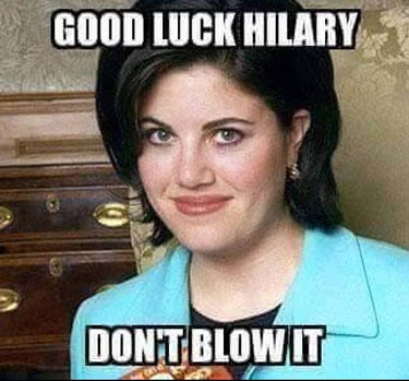 Hillary don't blow it