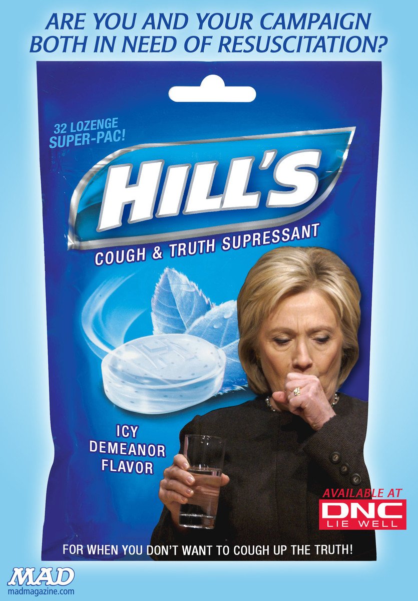 Hillary truth supressants